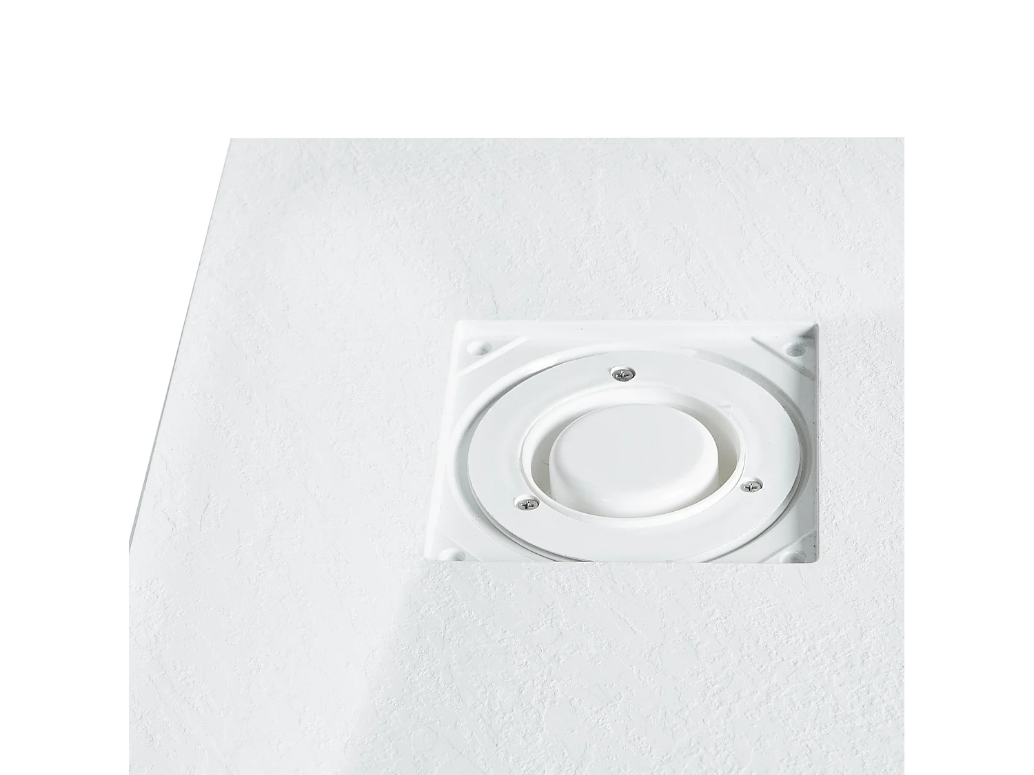 Bac de douche PARON 80 x 80 x 3 cm Blanc