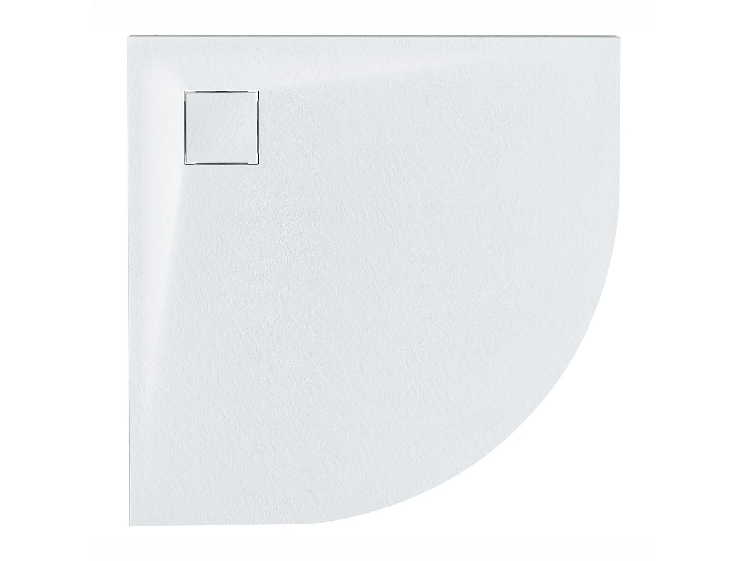 Bac de douche PARON 80 x 80 x 3 cm Blanc
