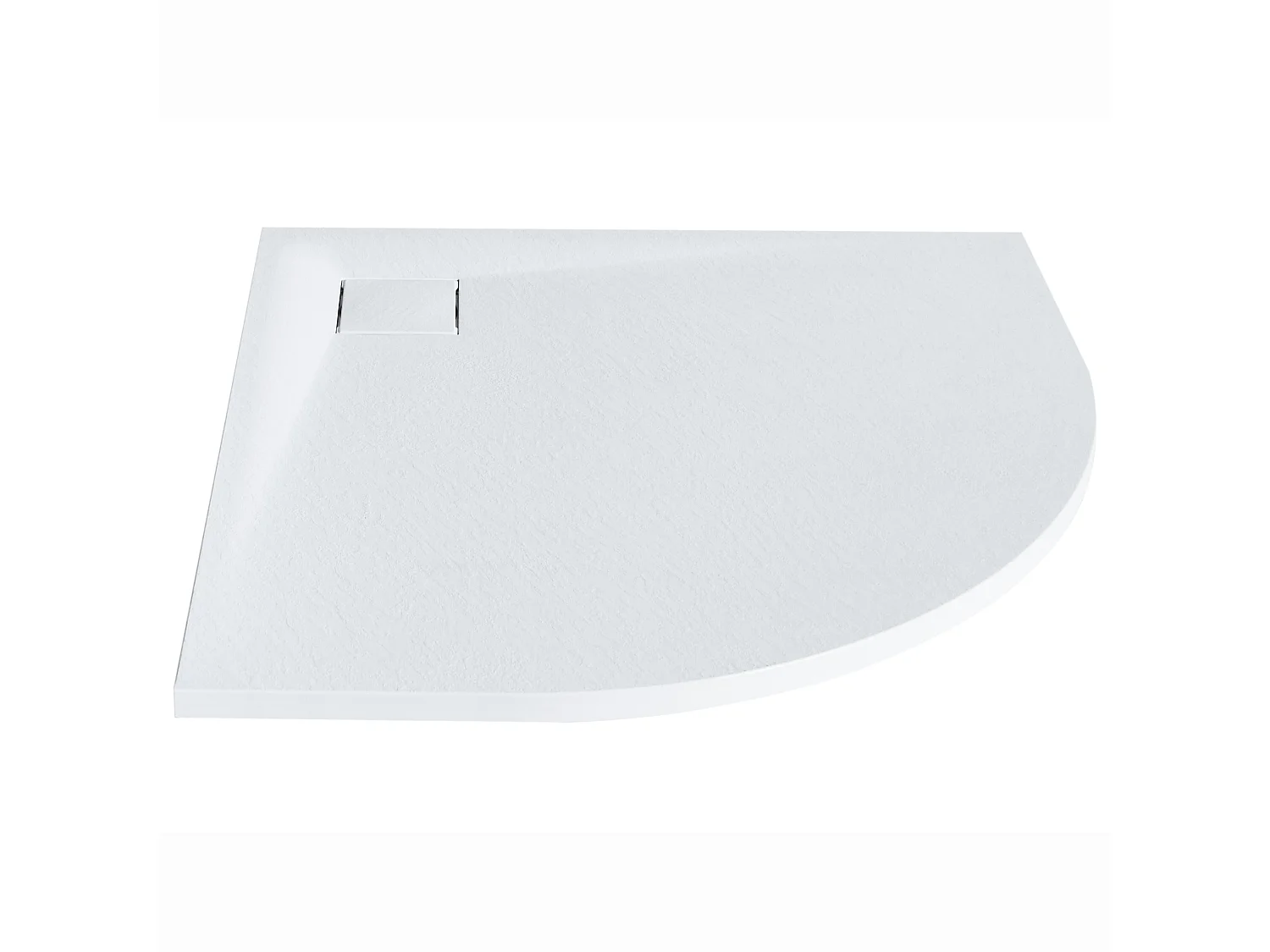 Bac de douche PARON 80 x 80 x 3 cm Blanc