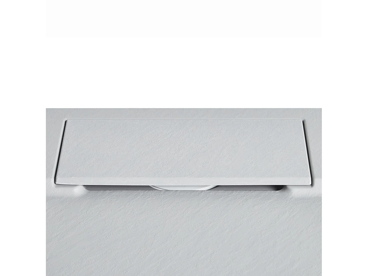 Bac de douche AZZURRO 80 x 100 x 3 cm Gris