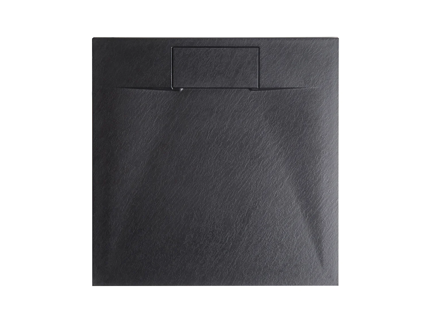 Duschwanne AZZURRO 90 x 90 x 3 cm Schwarz
