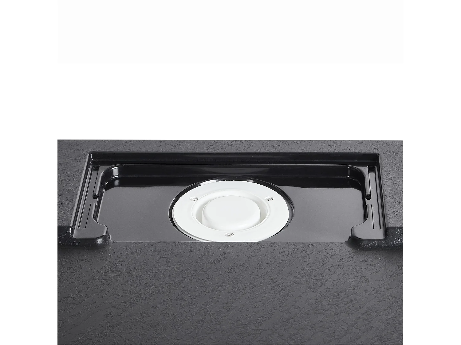 Duschwanne AZZURRO 90 x 90 x 3 cm Schwarz