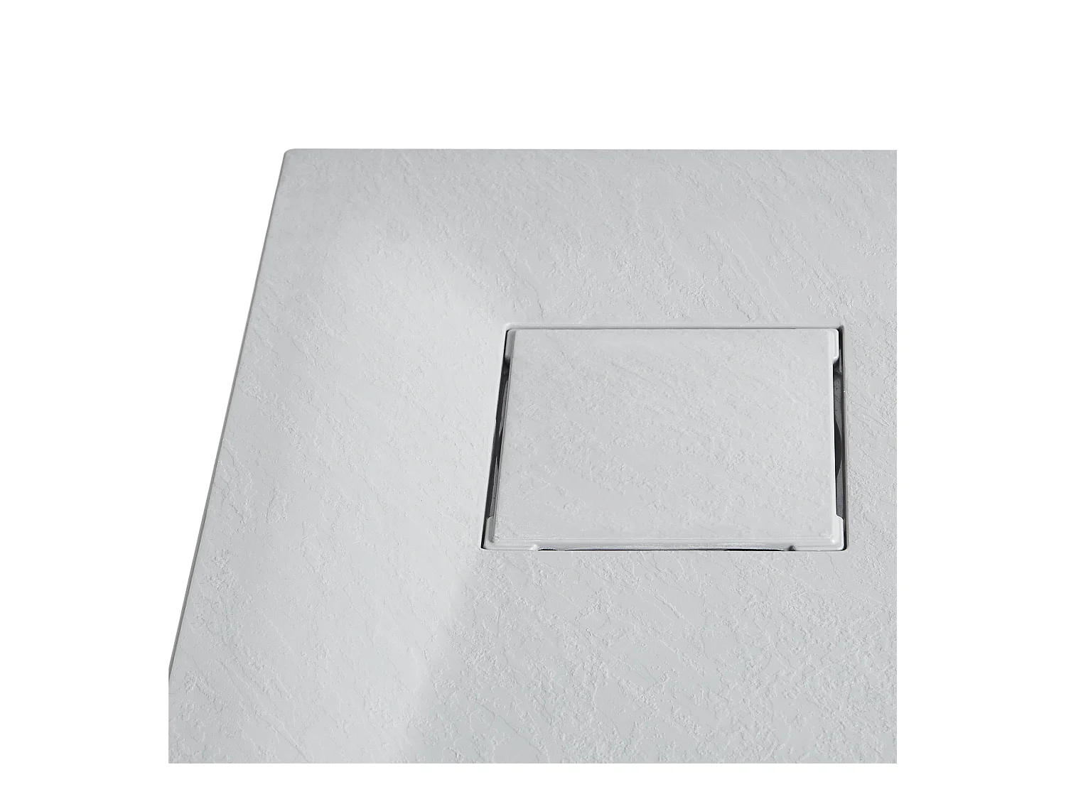 Bac de douche PARON 90 x 90 x 3 cm Gris