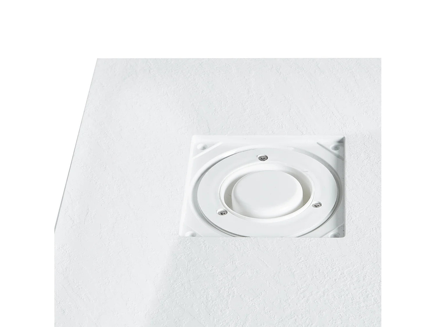 Bac de douche PARON 90 x 90 x 3 cm Blanc