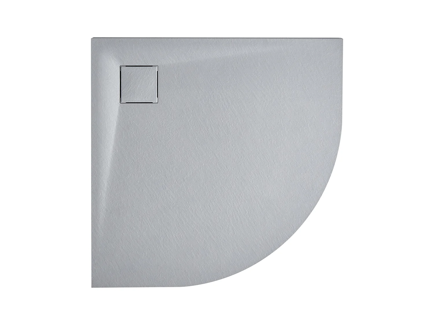 Bac de douche PARON 80 x 80 x 3 cm Gris