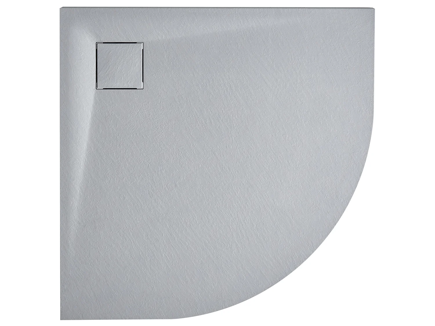 Piatto doccia PARON 80 x 80 x 3 cm Grigio