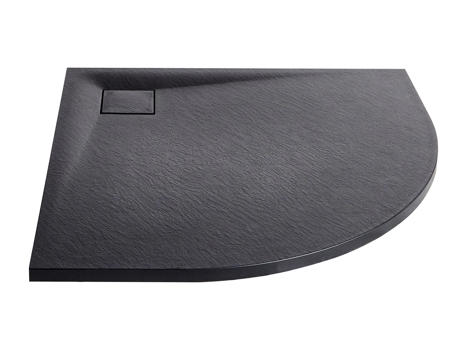 Bac de douche PARON 90 x 90 x 3 cm Noir