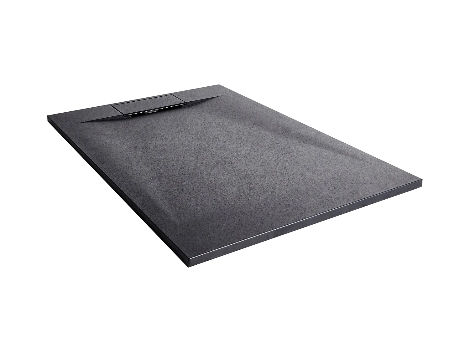 Plato de ducha AZZURRO 80 x 120 x 3 cm Negro