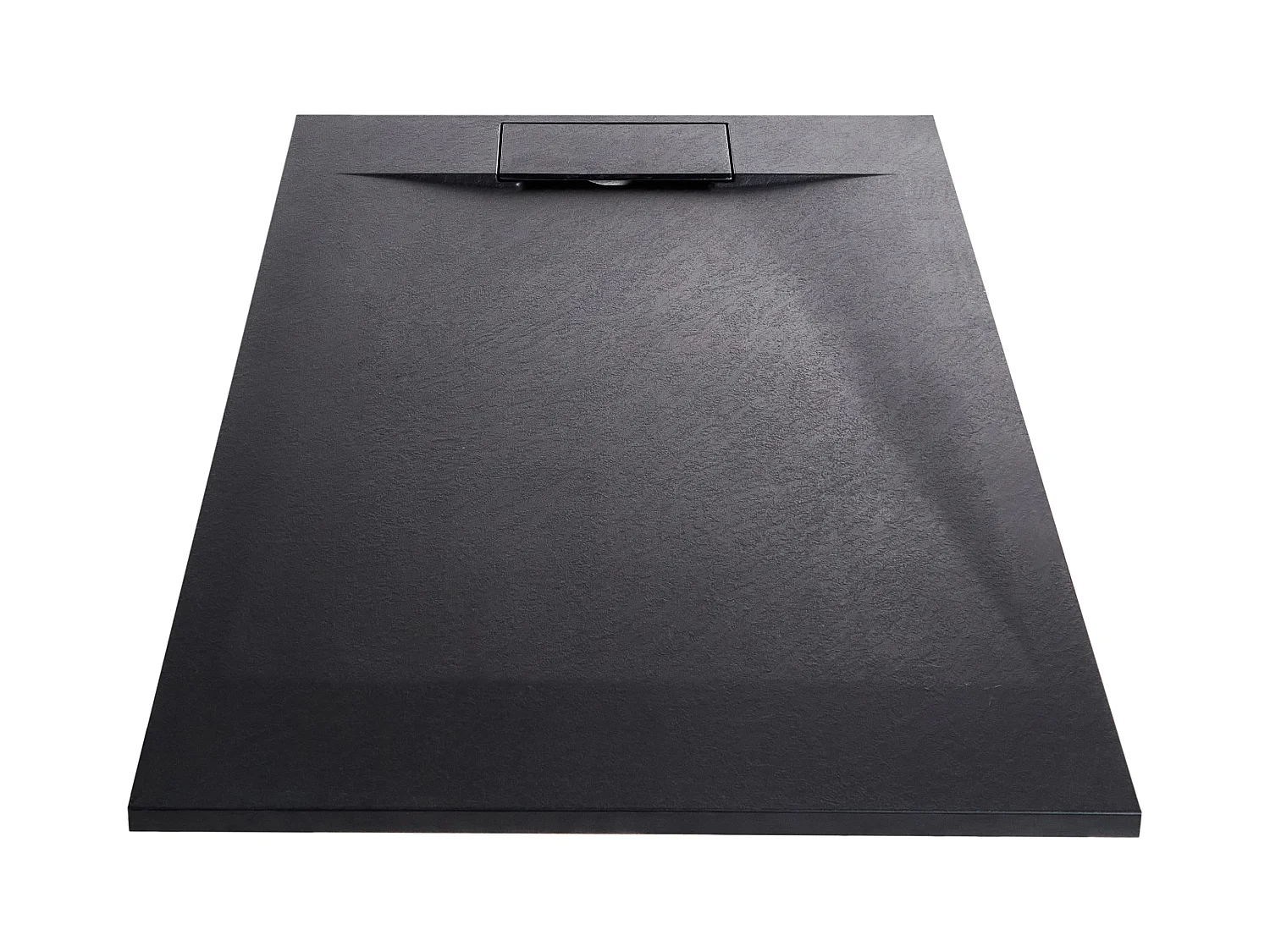 Plato de ducha AZZURRO 80 x 120 x 3 cm Negro