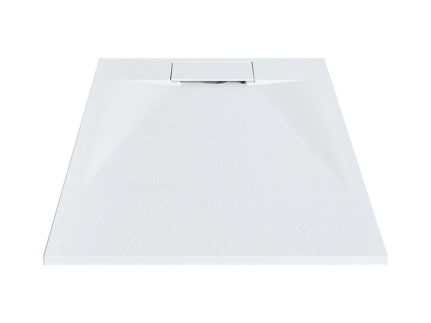 Bac de douche AZZURRO 80 x 100 x 3 cm Blanc