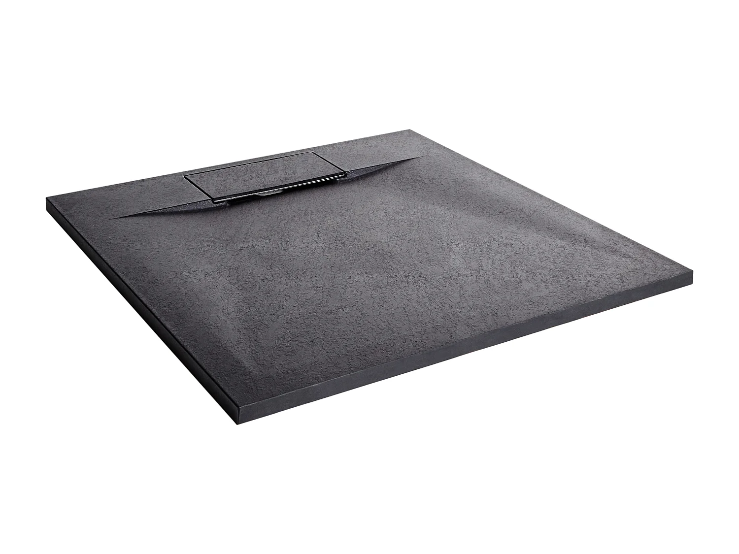 Piatto doccia AZZURRO 80 x 80 x 3 cm Nero
