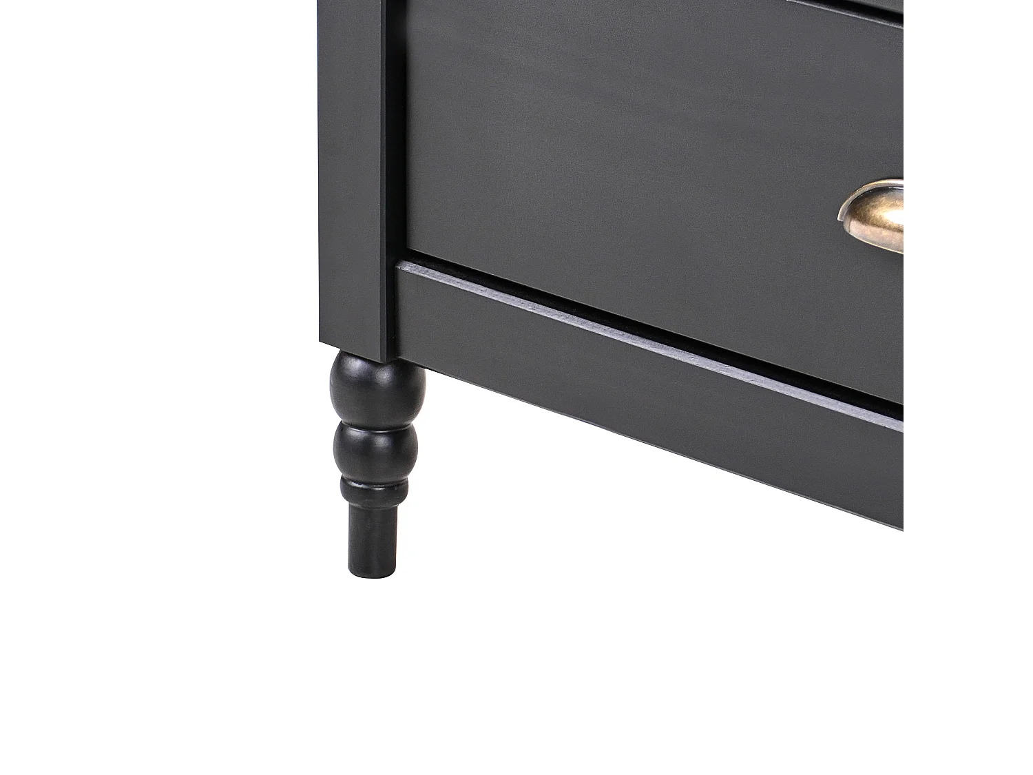 Cómoda 5 gavetas SHILLINGTON Pinho Preto