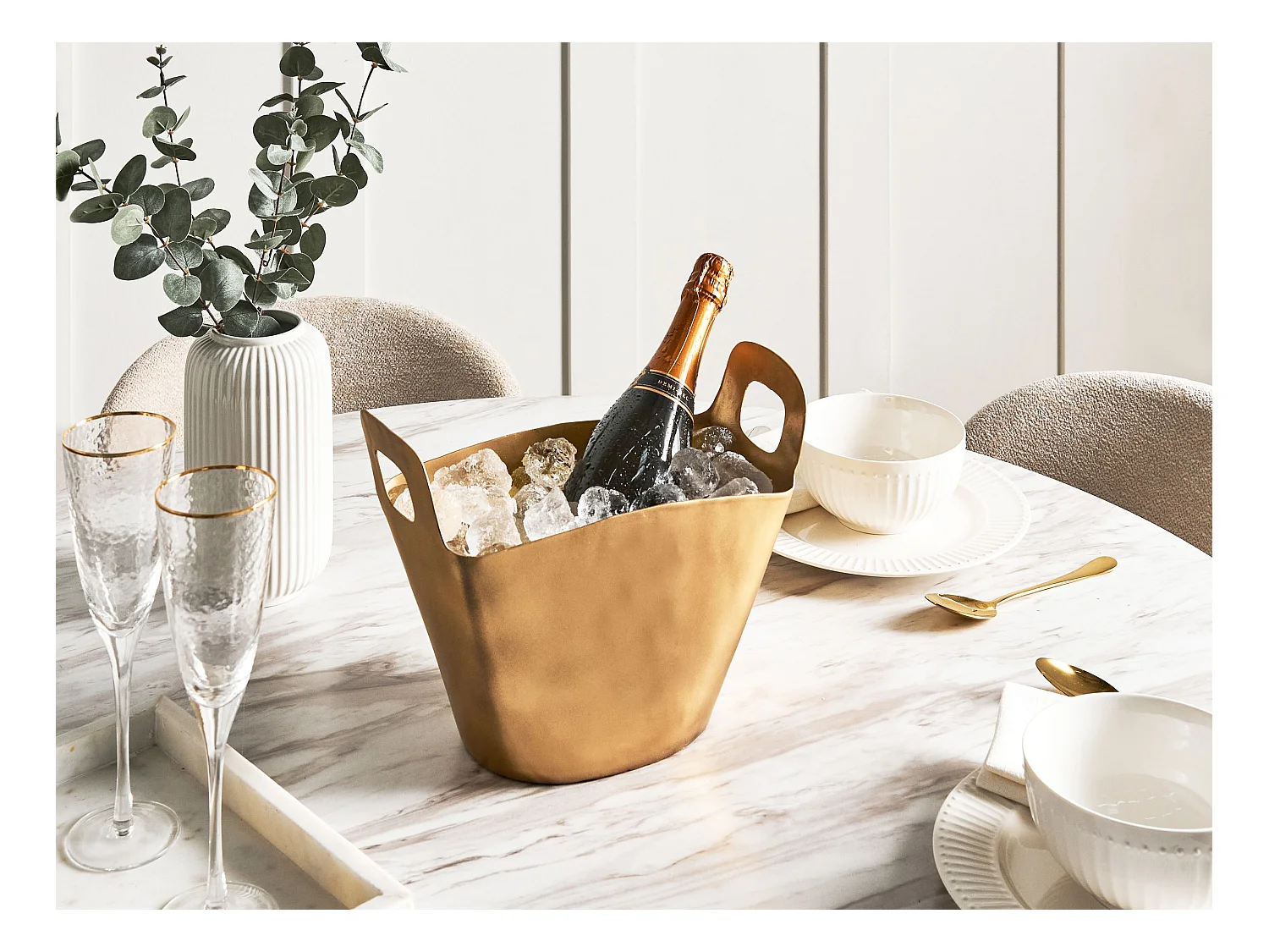 Seau à glace SUNBAT Métal Doré