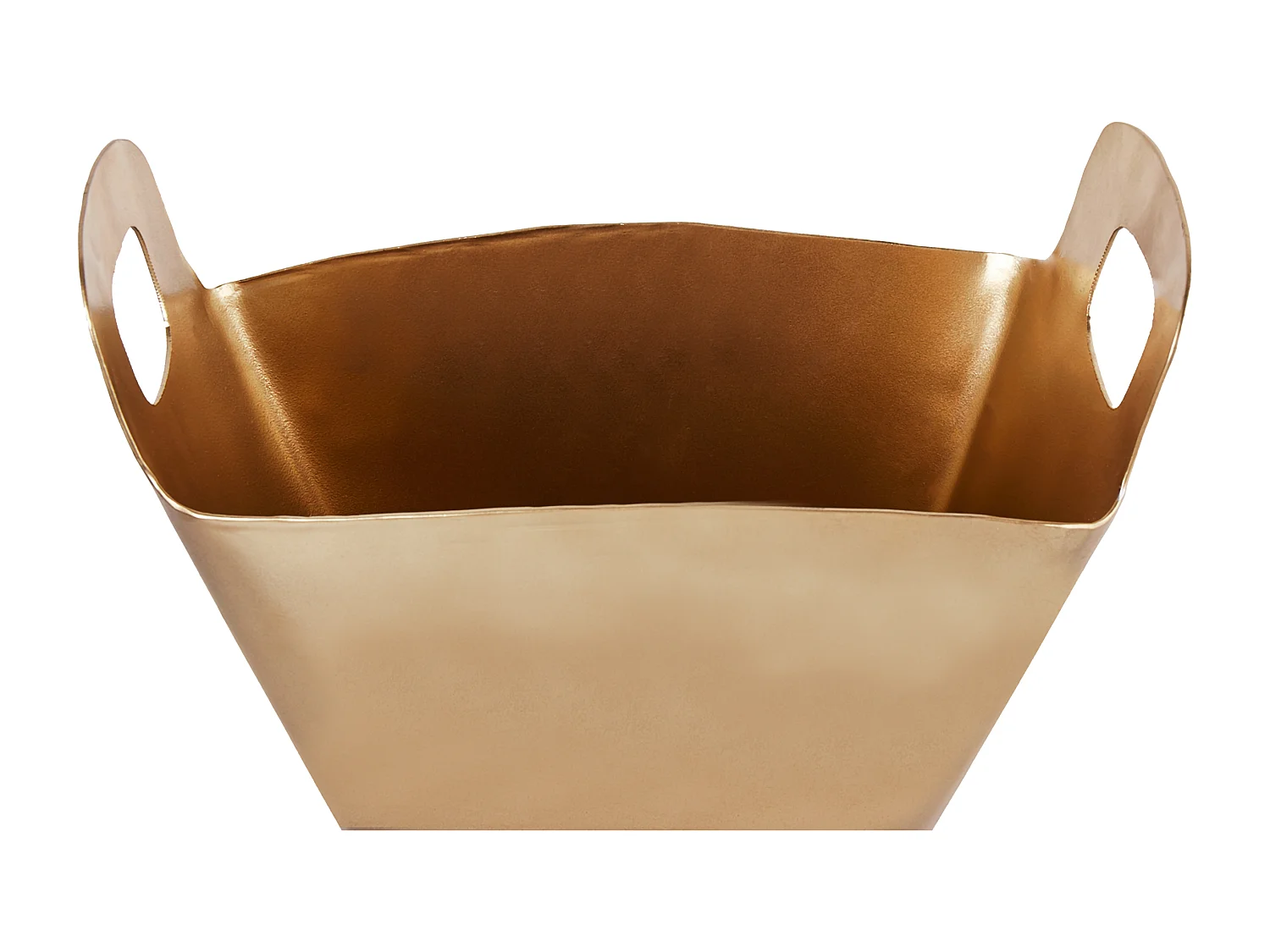 Sektkühler aus Aluminium in Gold mit 2 praktischen Griffen Glamour Look Sunbat