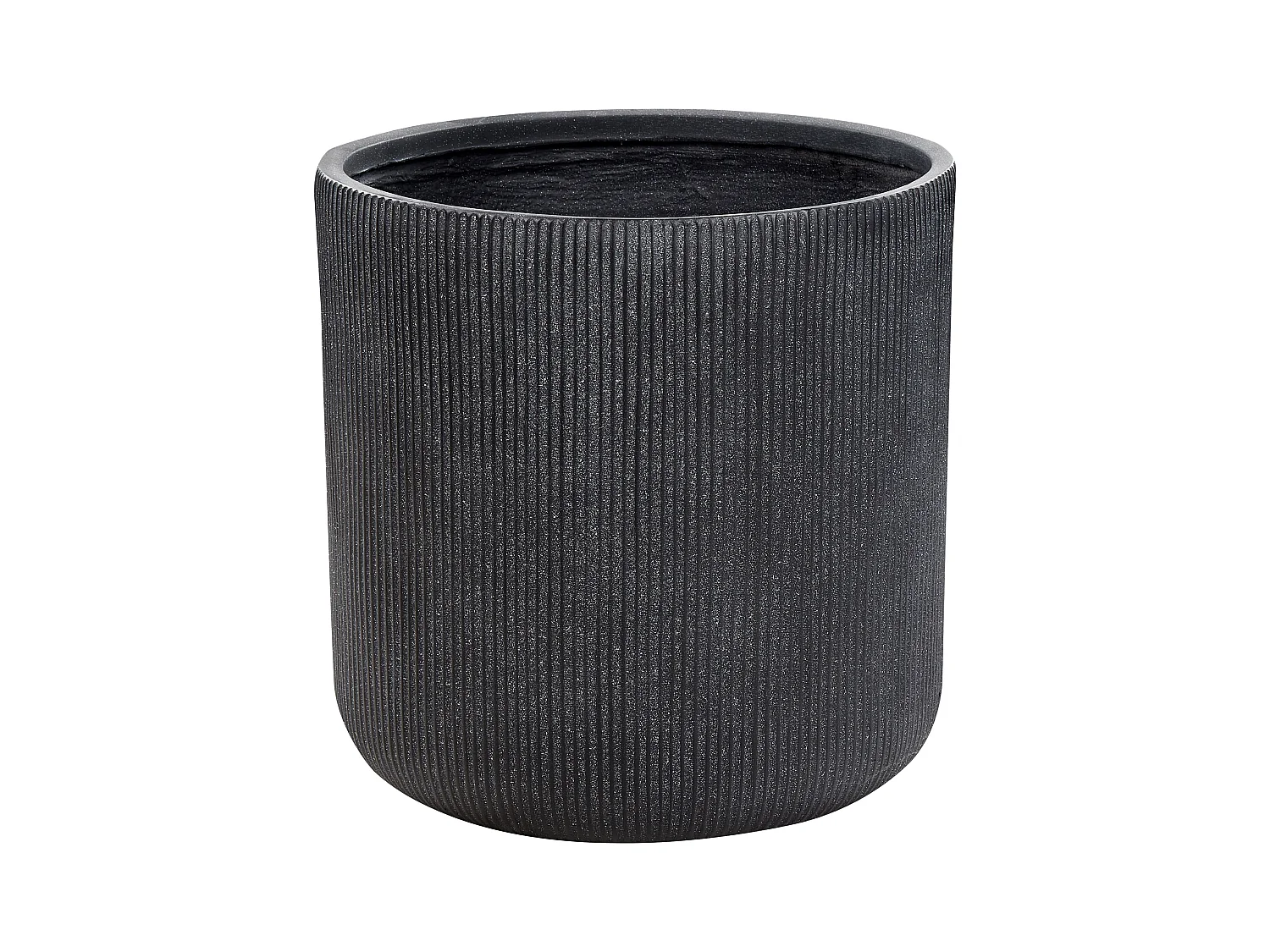 Blumenkübel OREOI Keramik 55 cm Graphitgrau