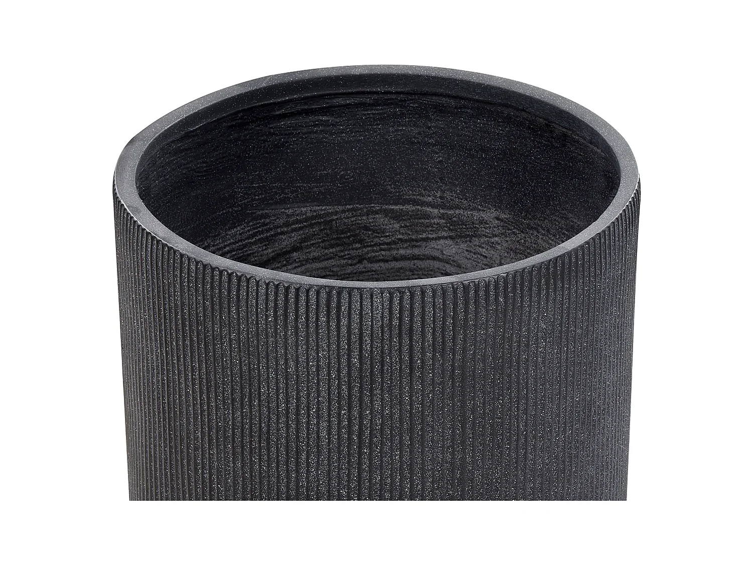 Blumenkübel OREOI Keramik 55 cm Graphitgrau