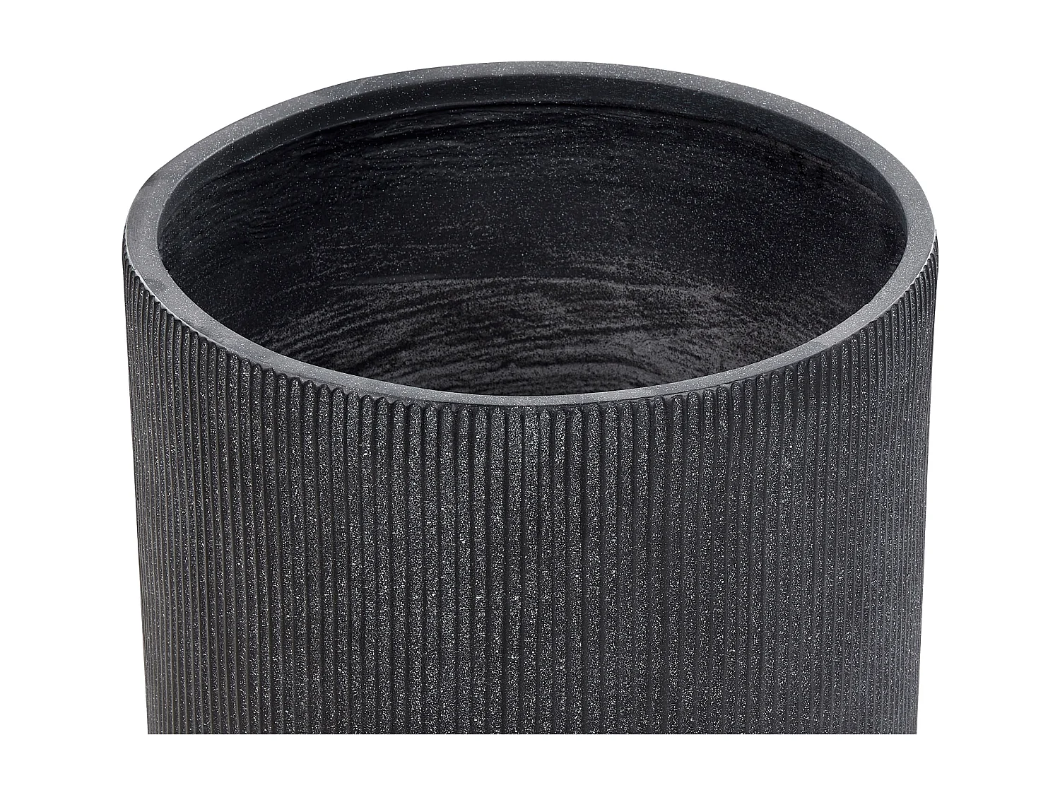 Blumenkübel OREOI Keramik 55 cm Graphitgrau