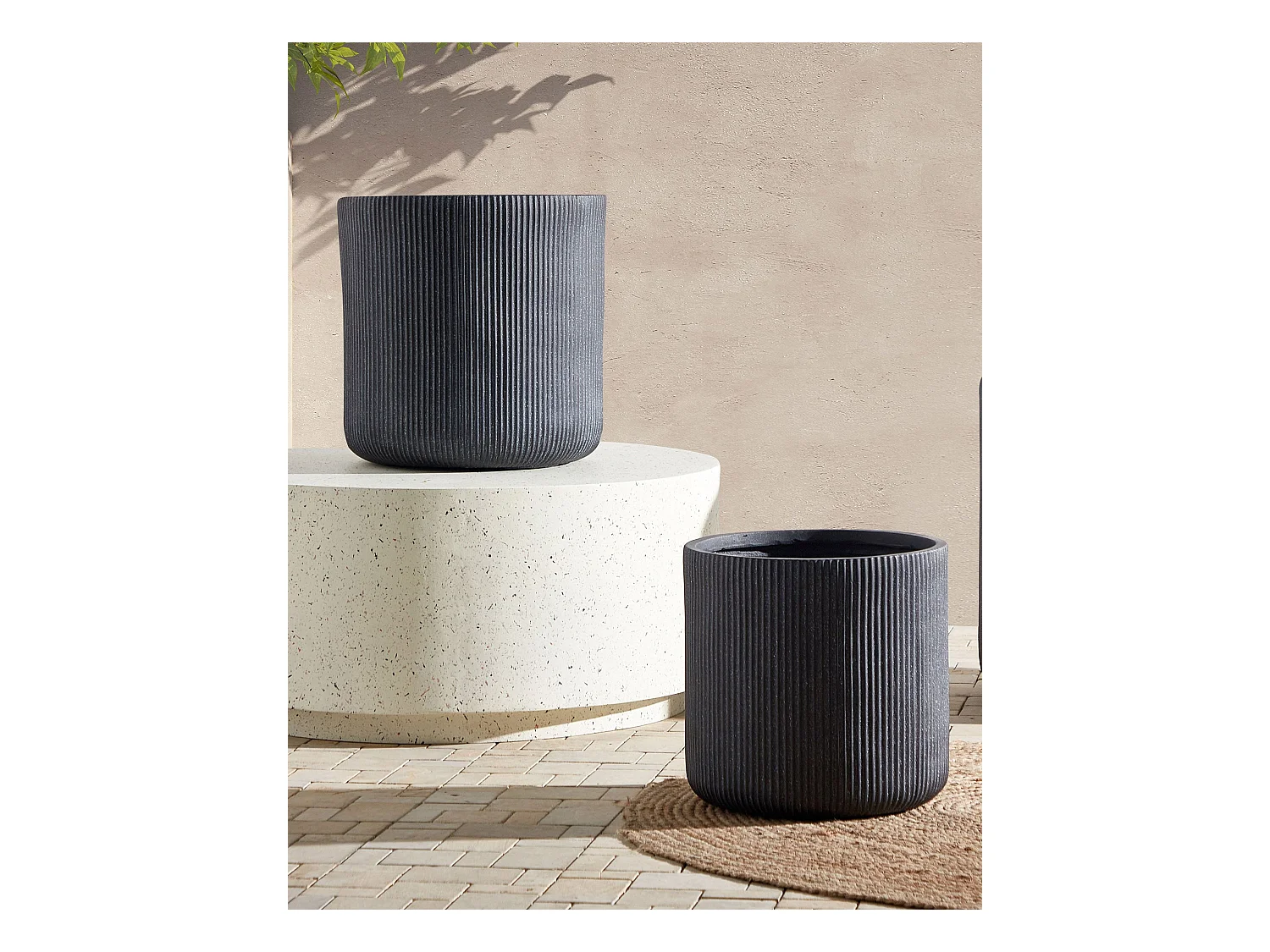 Cache-pot OREOI 45 cm Gris graphite