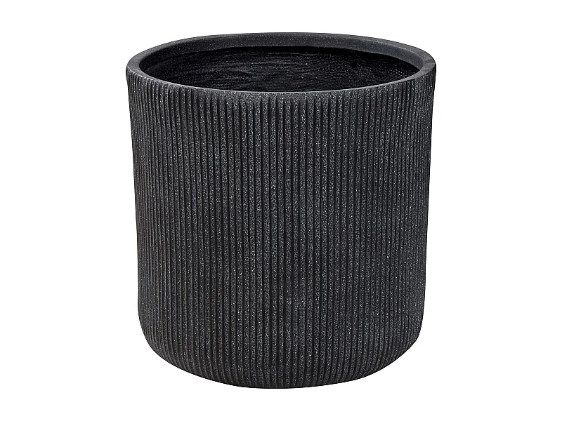 Vaso per piante OREOI Ceramica 45 cm Grigio grafite