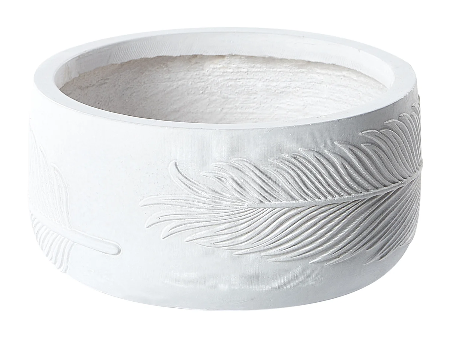 Cache-pot FTERO 25 cm Blanc cassé