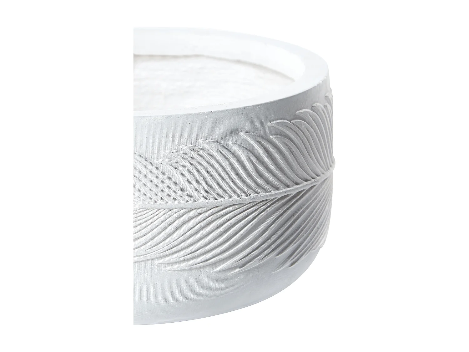 Cache-pot FTERO 25 cm Blanc cassé