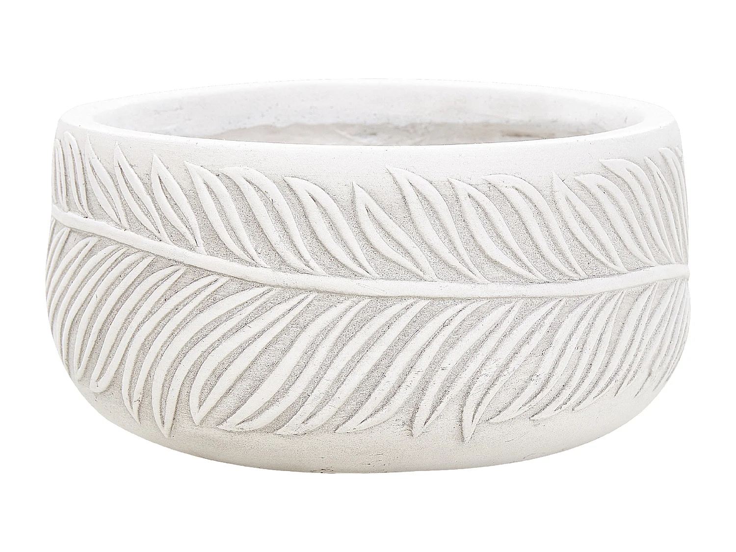 Cache-pot FTERO 25 cm Blanc cassé