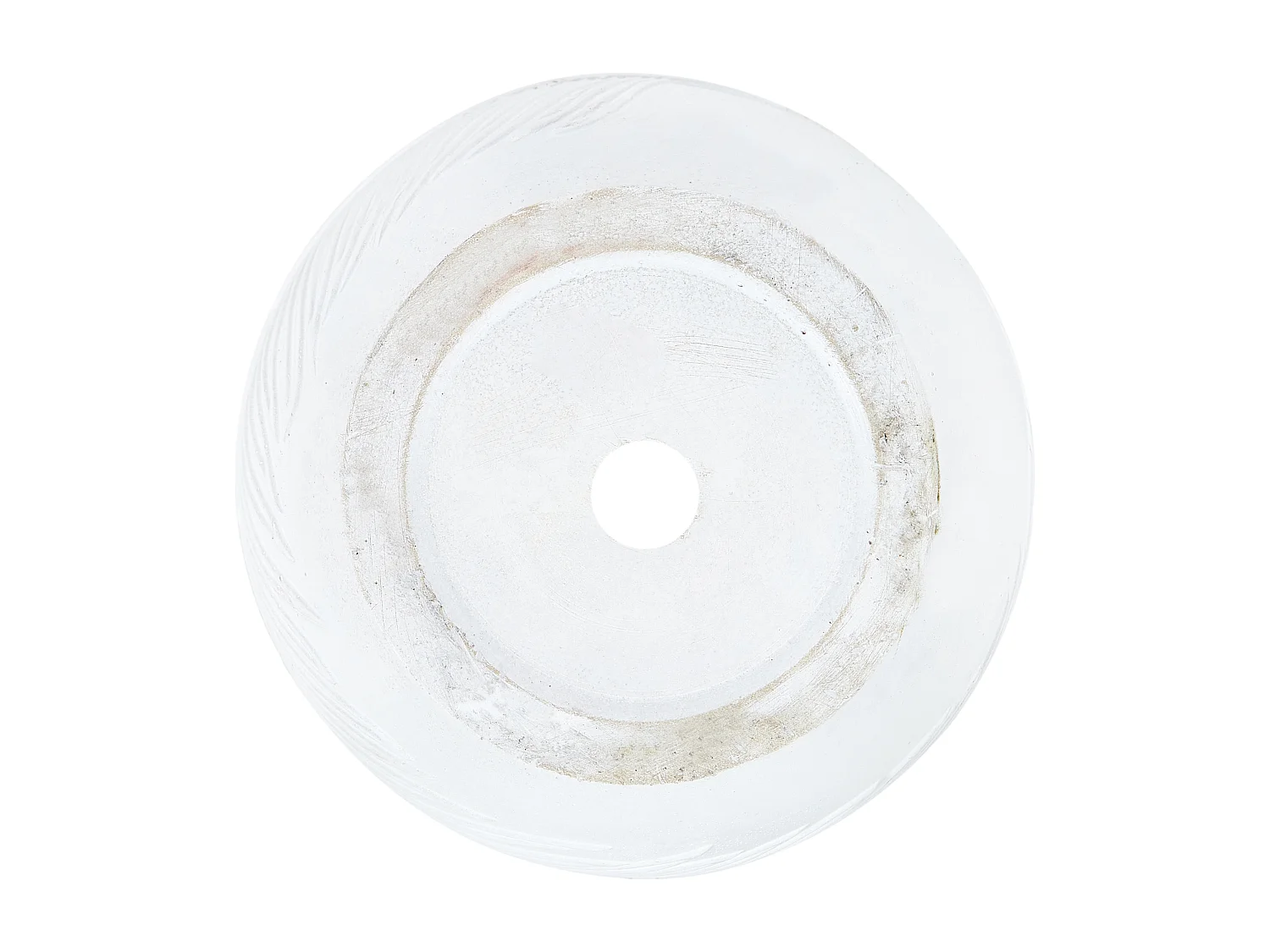 Blumenkübel FTERO Keramik 28 cm Cremeweiss