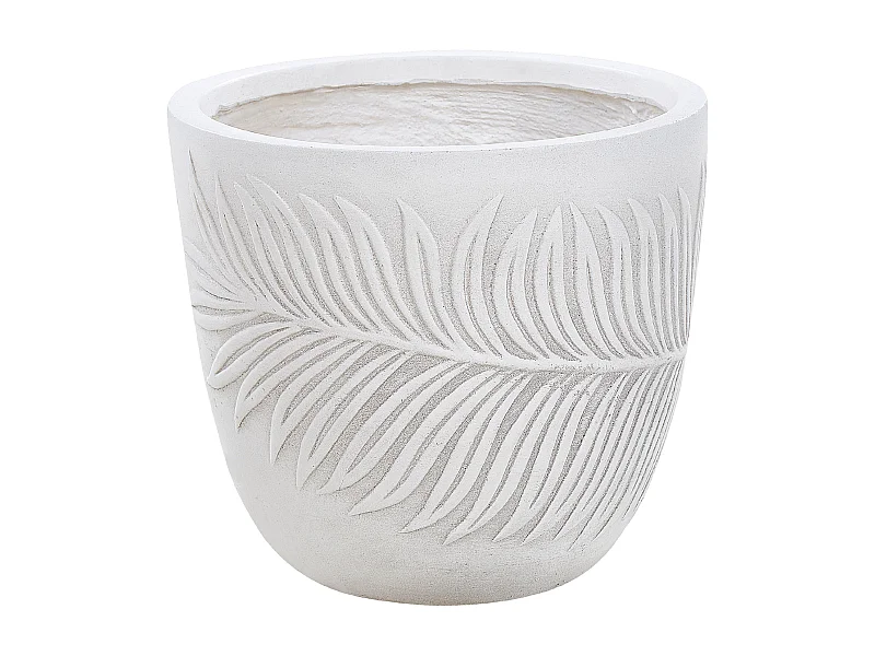 Cache-pot FTERO 28 cm Blanc cassé