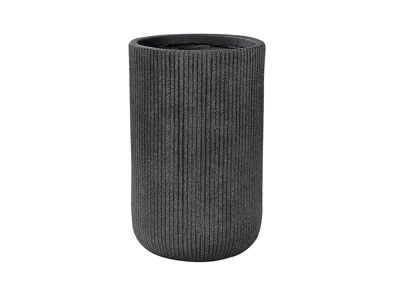 Vaso per piante EANTIO Ceramica 30 cm Nero