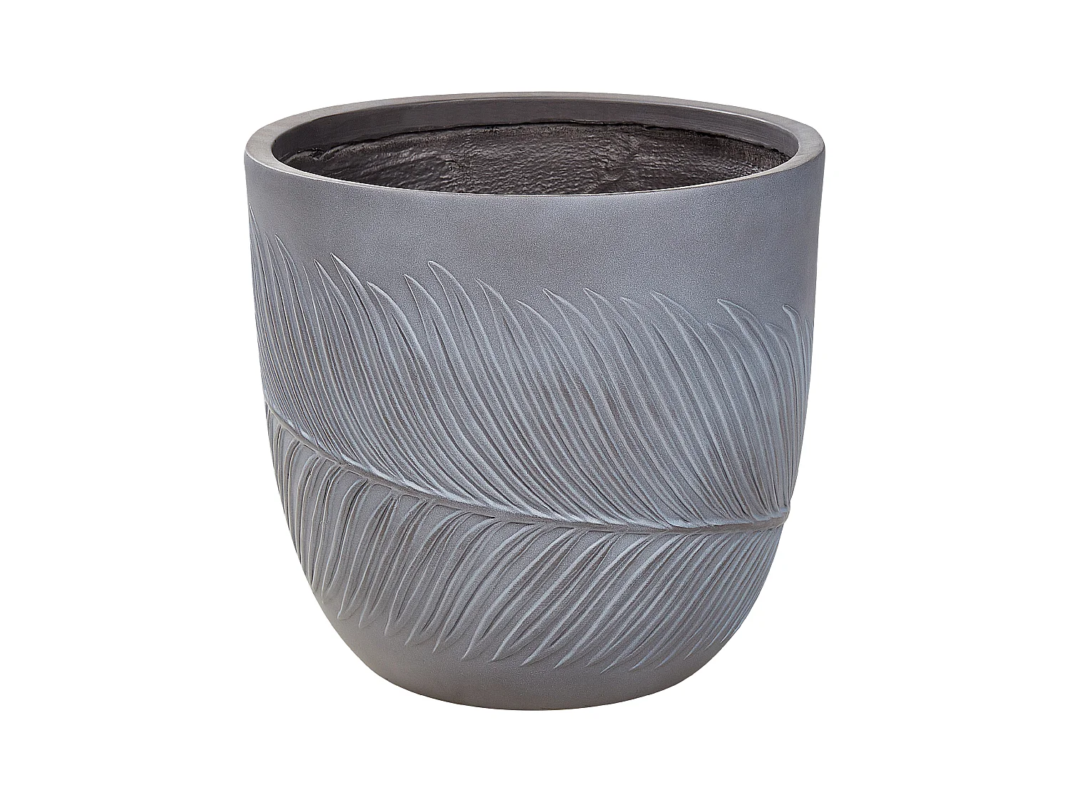 Blumenkübel FTERO Keramik 42 cm Grau