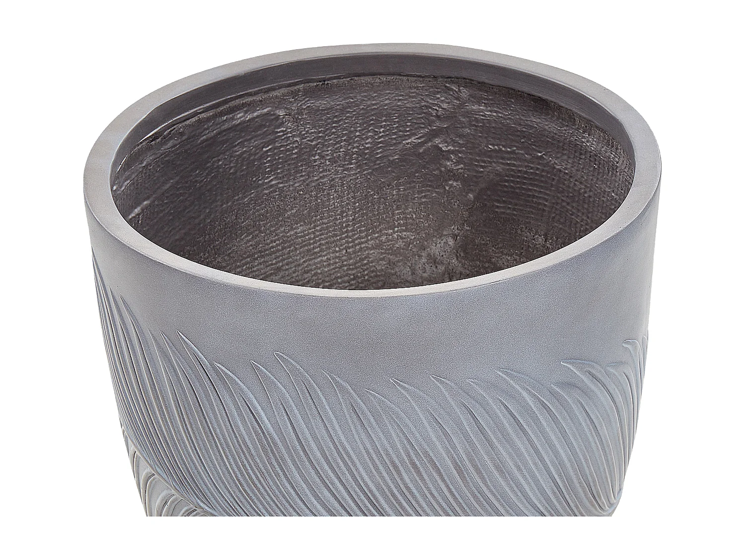 Maceta FTERO Cerámica 42 cm Gris