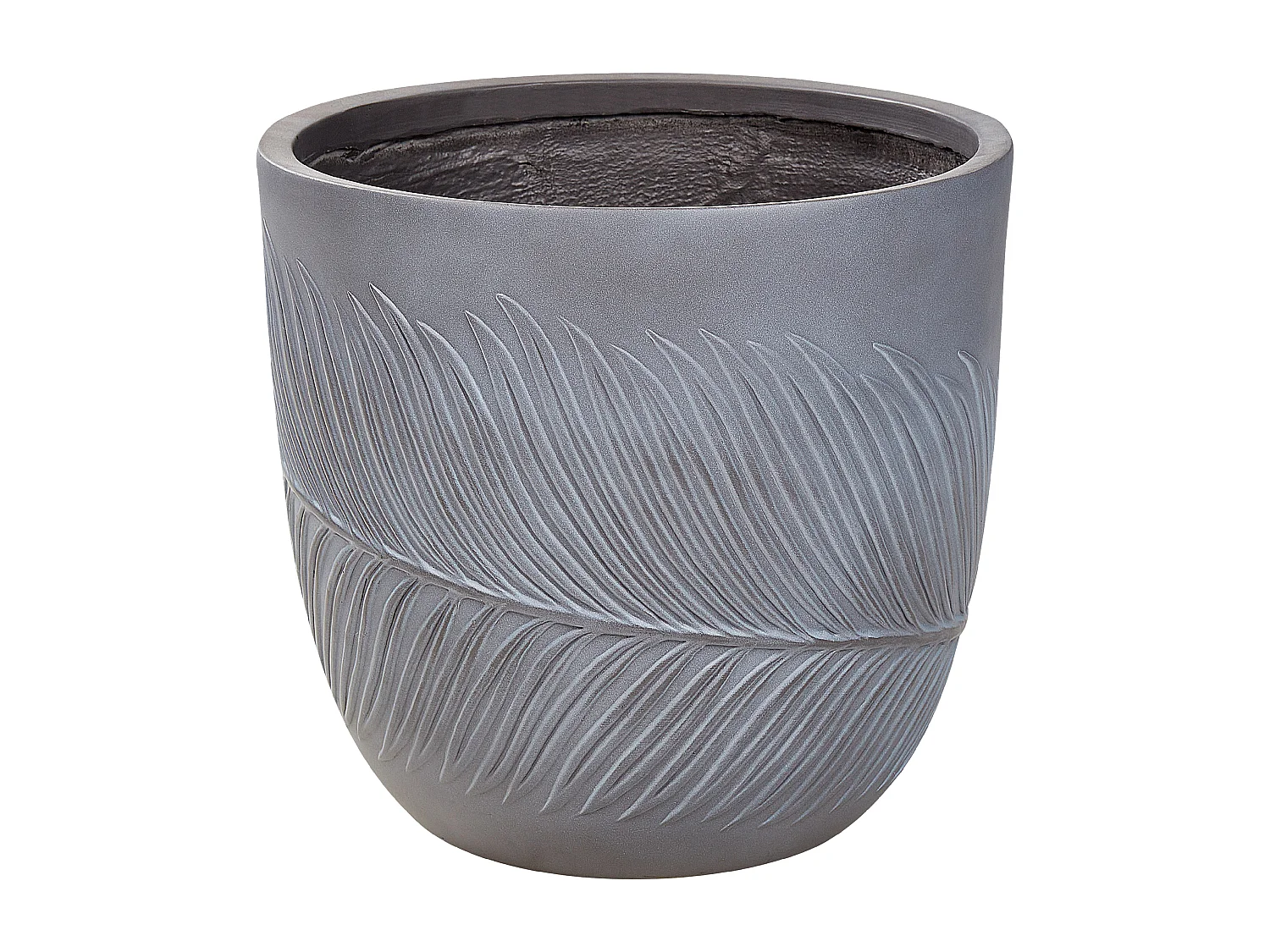Maceta FTERO Cerámica 42 cm Gris