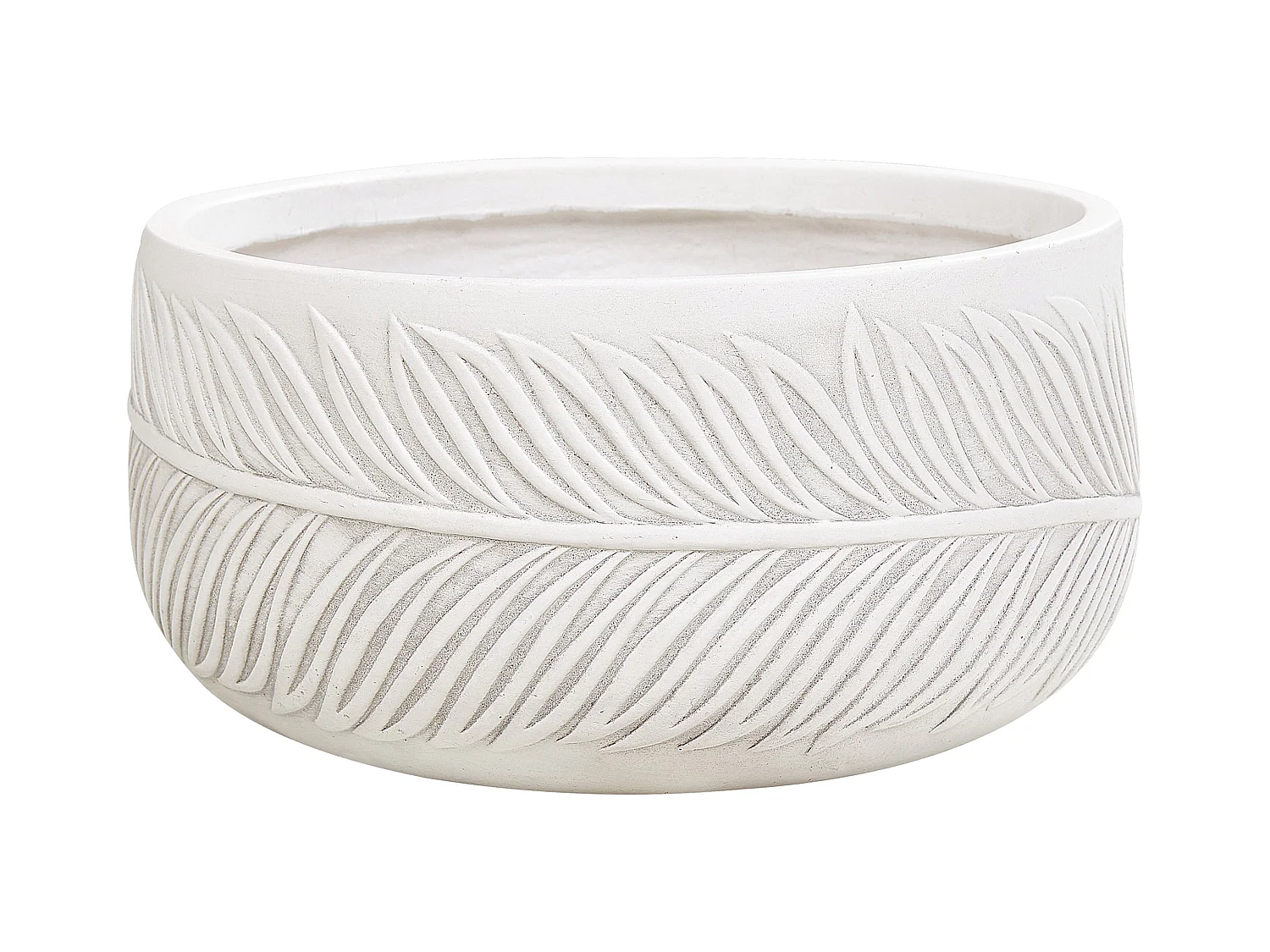 Cache-pot FTERO 35 cm Blanc cassé