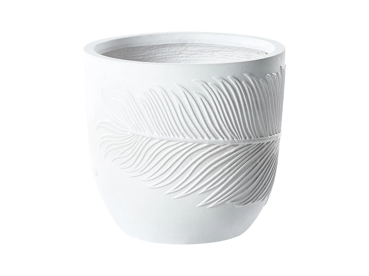 Cache-pot FTERO 35 cm Blanc cassé