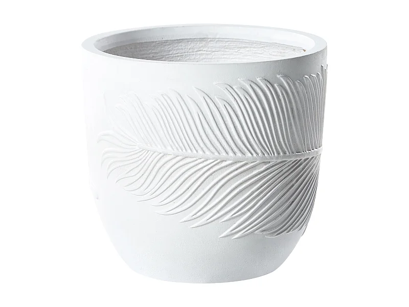Cache-pot FTERO 35 cm Blanc cassé
