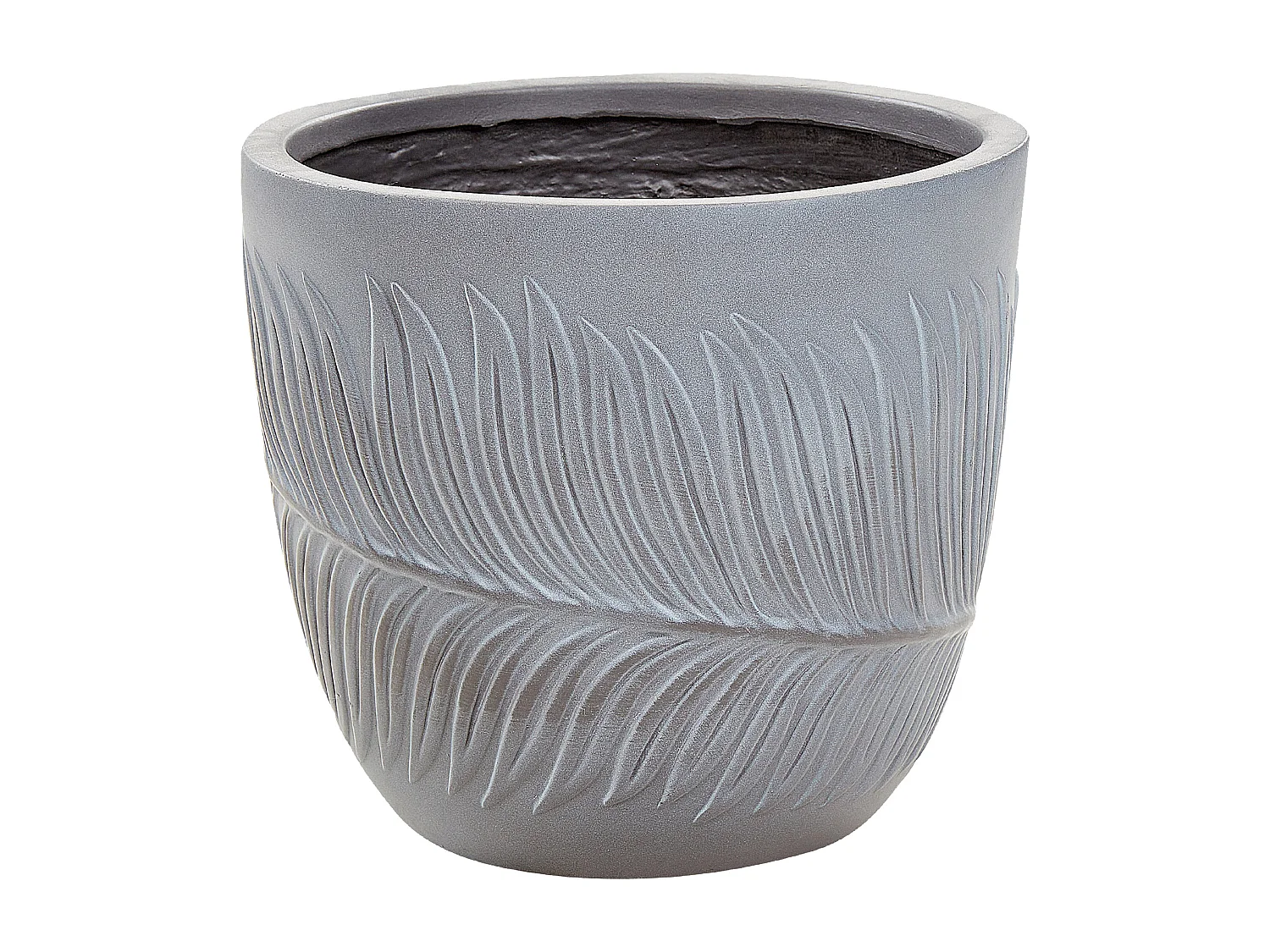 Cache-pot FTERO Céramique 28 cm Gris