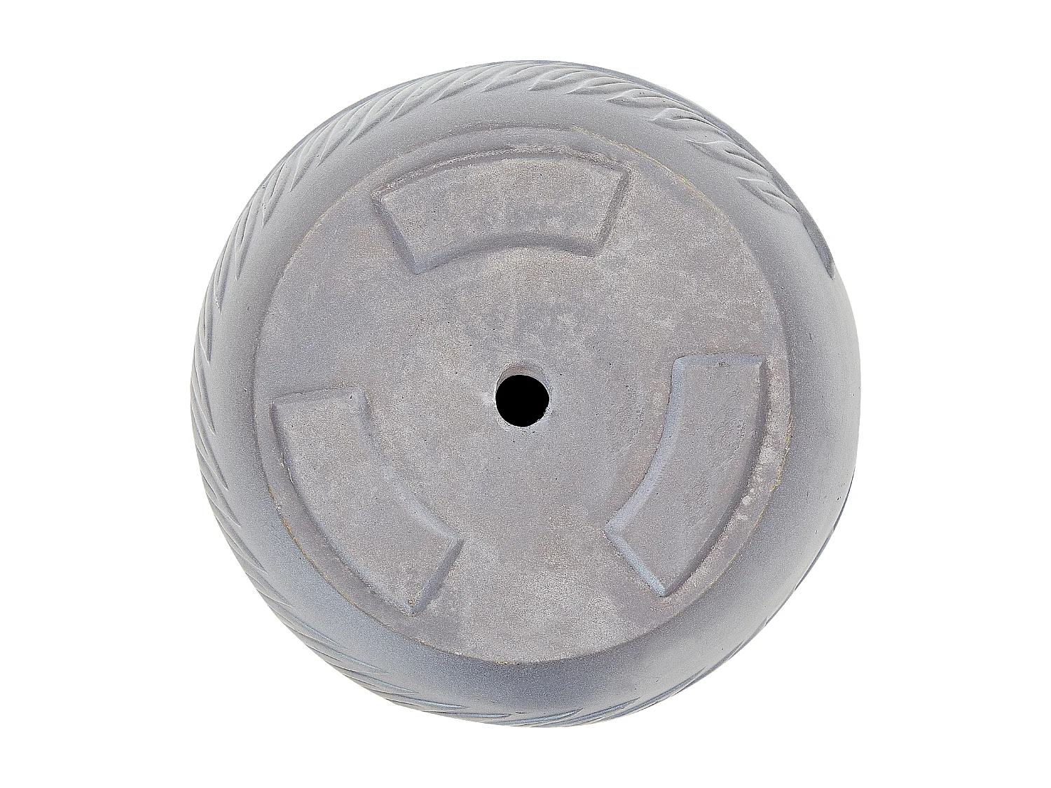 Cache-pot FTERO Céramique 28 cm Gris