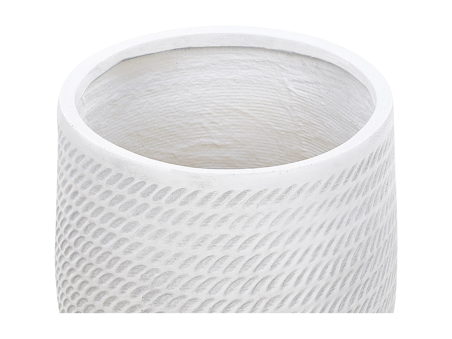 Cache-pot LIVADIA Pierre 39 cm Blanc cassé