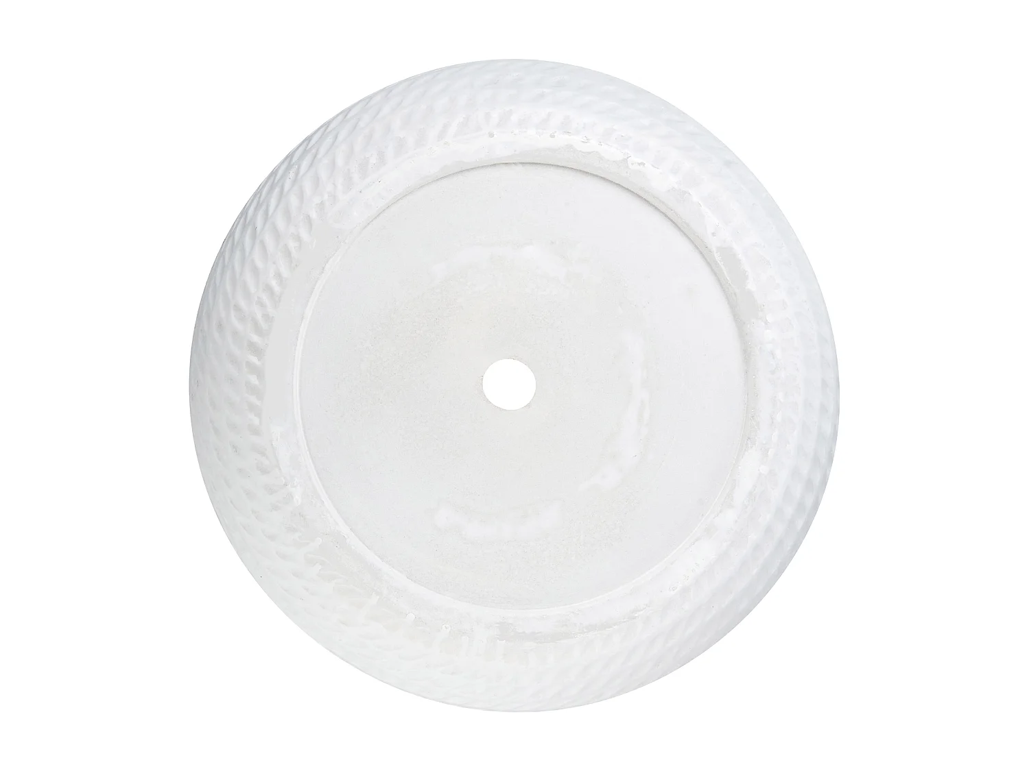 Cache-pot LIVADIA Pierre 39 cm Blanc cassé