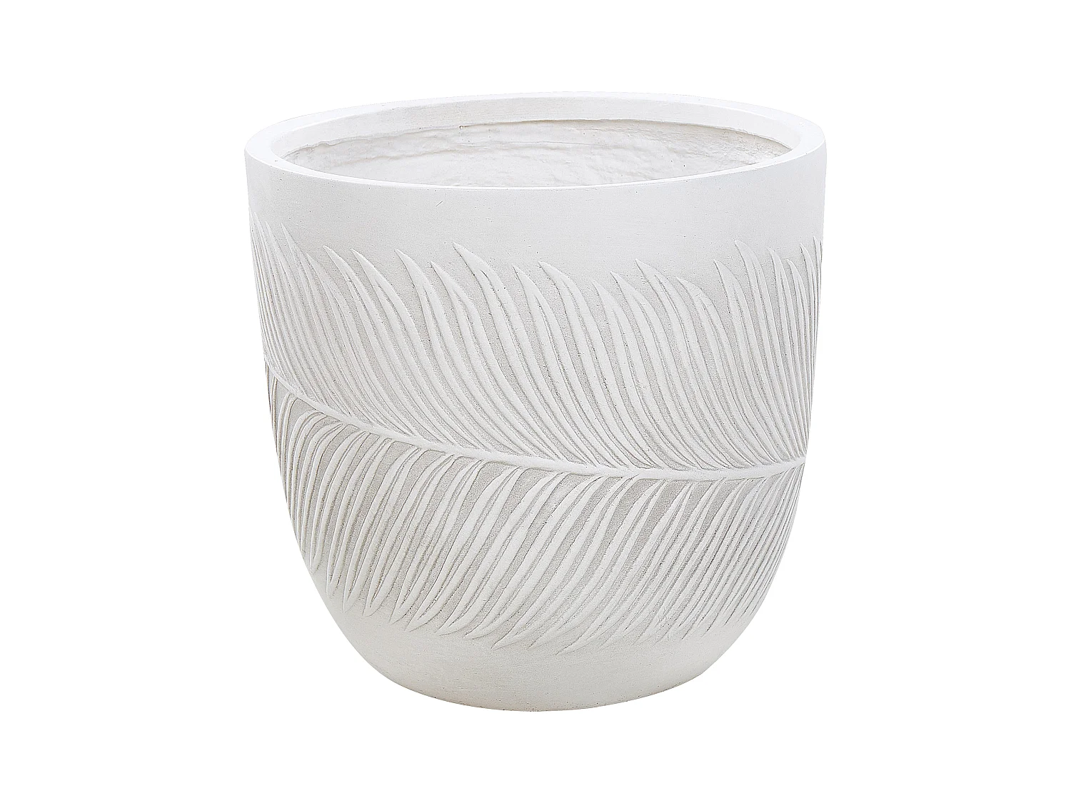 Cache-pot FTERO 42 cm Blanc cassé