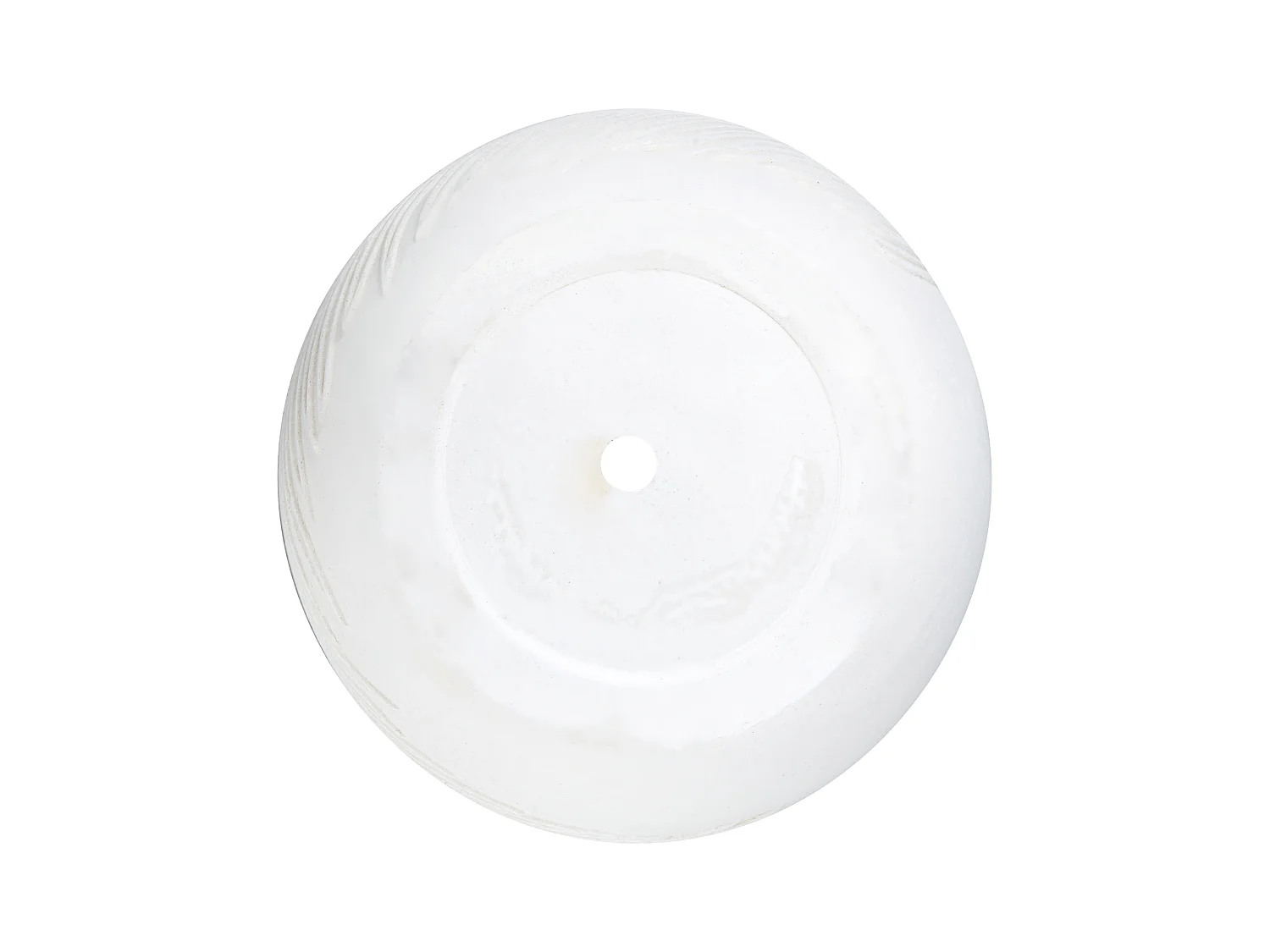 Blumenkübel FTERO Keramik 42 cm Cremeweiss