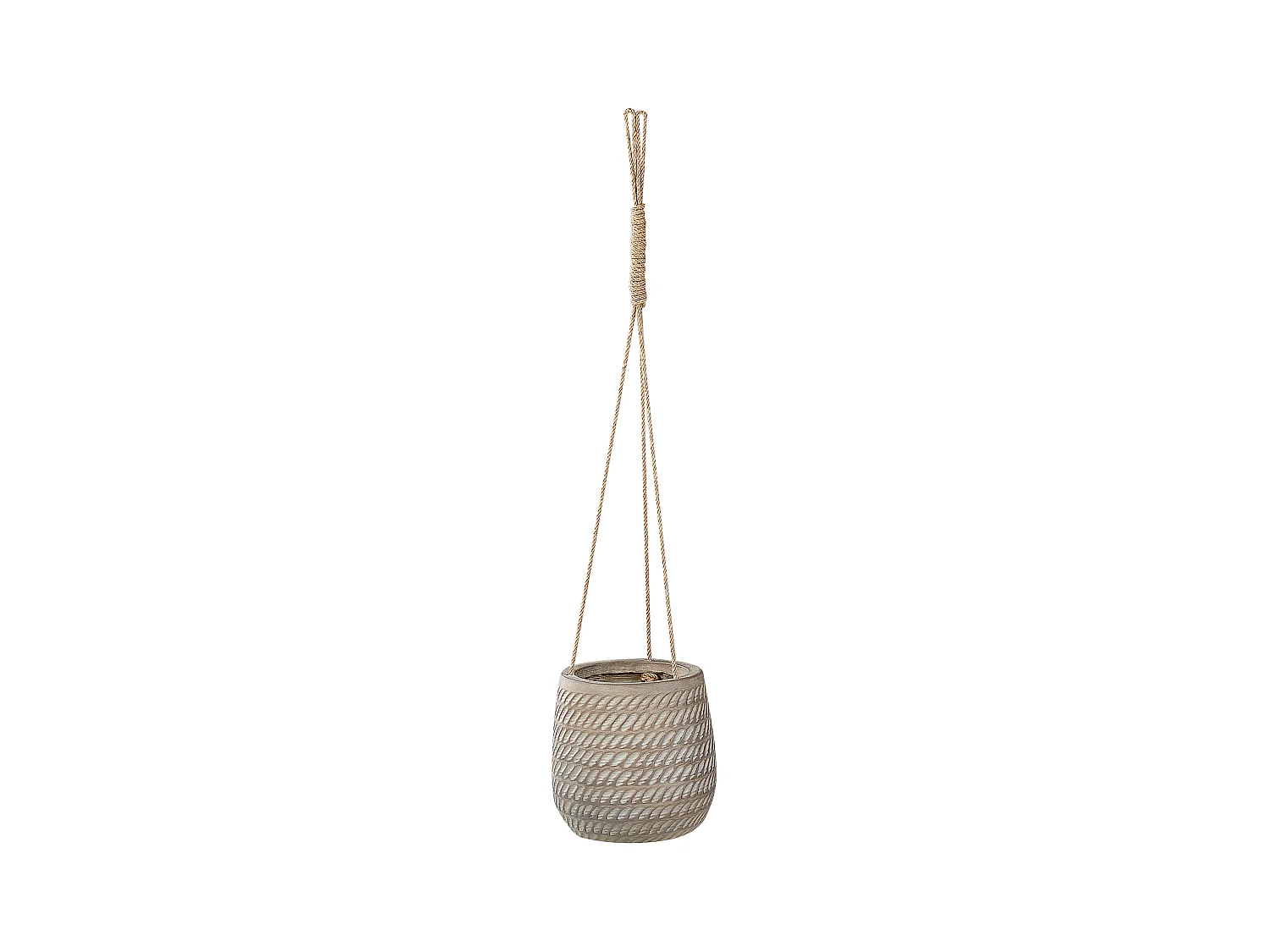 Vaso per piante LIVADIA Pietra 20 cm Tortora