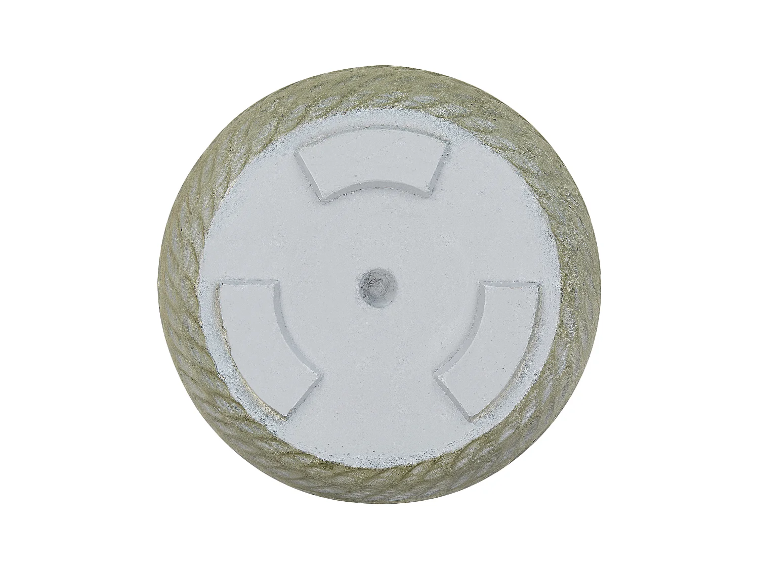 Blumenkübel LIVADIA Stein 20 cm Olivgrün