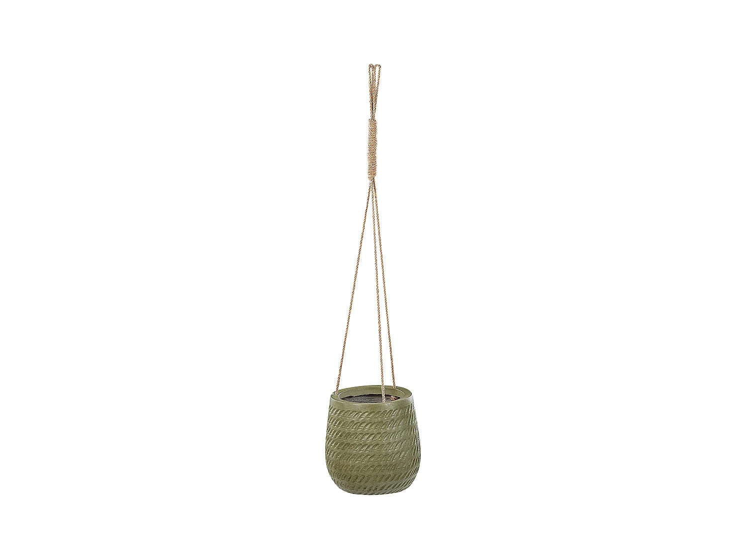 Cache-pot LIVADIA 20 cm Vert olive