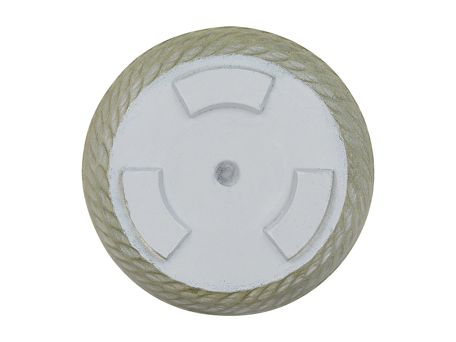 Bloempot LIVADIA Steen 20 cm Olijfgroen