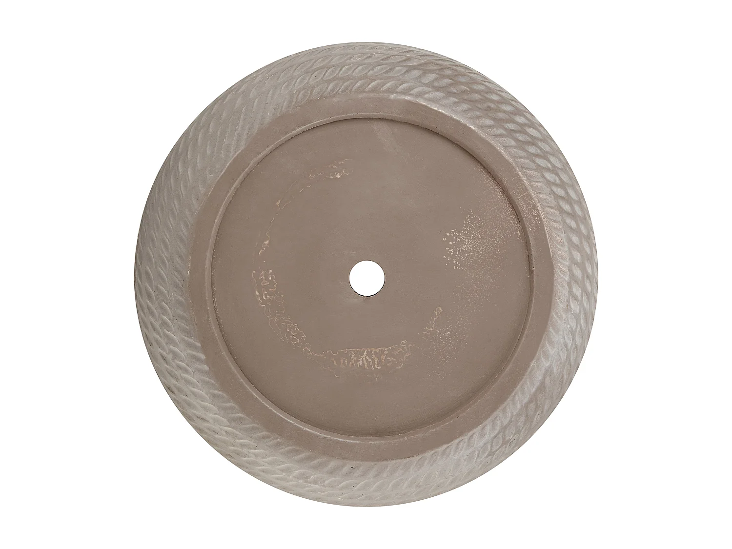 Maceta LIVADIA Piedra 39 cm Gris pardo
