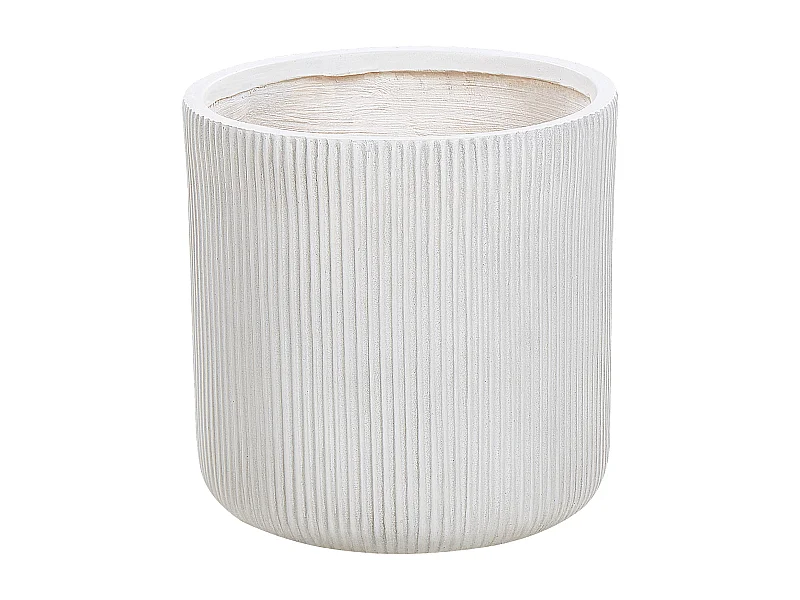 Vaso per piante OREOI Ceramica 37 cm Bianco sporco