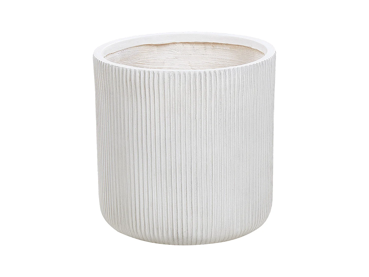 Cache-pot OREOI 37 cm Blanc cassé