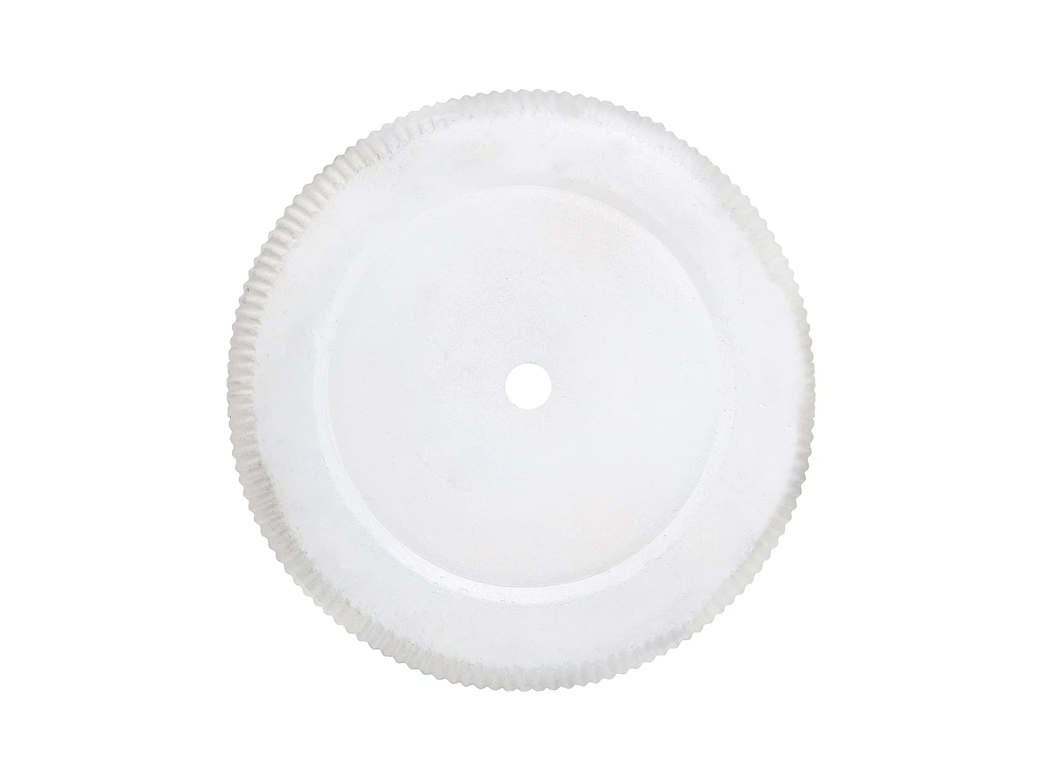 Blumenkübel OREOI Keramik 37 cm Cremeweiss
