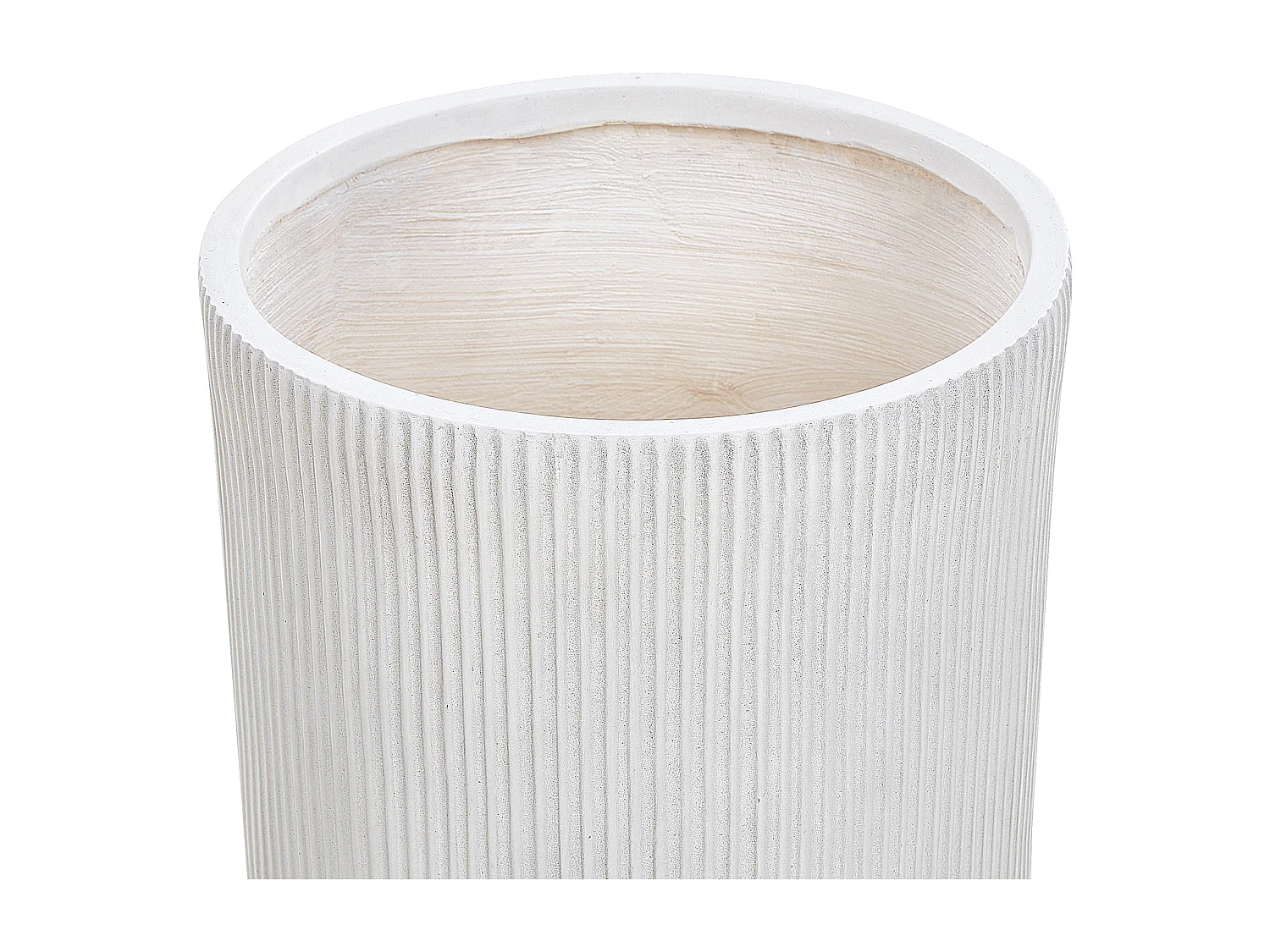 Cache-pot OREOI 37 cm Blanc cassé